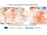 El tercer mes de 2024 se ha convertido en el marzo más cálido a nivel global desde que hay registros.