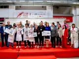 Los ganadores del XII Concurso Internacional de Cocina Creativa de la Gamba Roja de Dénia.