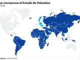 Países que reconocen al Estado Palestino