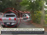 Nueva seguridad en el traslado de Daniel Sancho a los juzgados.
