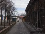 Una calle de la región de Donetsk.