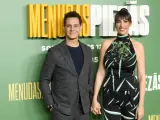 MADRID, SPAIN - APRIL 10: Christian Gálvez and Patricia Pardo attends 'Menudas Piezas' premiere at Capitol Cinema on April 10, 2024 in Madrid, Spain. (Photo by Juan Naharro Gimenez/Getty Images)