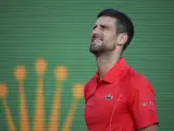 Djokovic, en su derrota en la semifinal de Montecarlo ante Ruud.