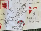 Dani Alves comparte a través de Instagram una carta su hijo.