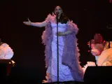 La cantante Isabel Pantoja ofreci&oacute; este s&aacute;bado un concierto en el WiZink Center de Madrid.
