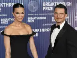 LOS ANGELES, CALIFORNIA - APRIL 13: Katy Perry and Orlando Bloom arrive at the 10th Annual Breakthrough Prize Ceremony at Academy Museum of Motion Pictures on April 13, 2024 in Los Angeles, California. (Photo by Craig T Fruchtman/Getty Images)