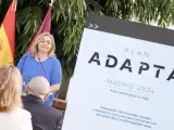 La vicealcaldesa de Madrid y alcaldesa en funciones, Inma Sanz, en la presentación del Plan Adapta 2024.