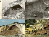 Vista de la antigua de cueva Šandalja II. Una investigación liderada desde la Universidad de Zaragoza ha puesto en evidencia la poca fiabilidad de lo que se creía conocer, hasta ahora, acerca de algunos de los periodos de la Prehistoria en los Balcanes y del Adriático Oriental.