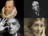 Cervantes, Borges, Saramago y Wolf