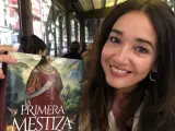 Carmen S&aacute;nchez-Risco, con su novela 'La primera mestiza'.
