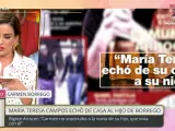 Leticia Requejo recibe la llamada de Carmen Borrego en 'TardeAR'.