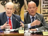 Los juristas Enrique Gimbernat y Manuel Cancio acuden a la Comisi&oacute;n conjunta Constitucional y de Justicia en el Senado.