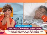 Sonsoles Ónega conecta con Joaquín Torres desde el hospital.