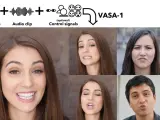 VASA, la nueva inteligencia artificial de Microsoft que crea avatares realistas.