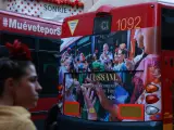 Una flamenca en el autobús Tussam