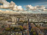 Vista áerea de Londres, la ciudad más sostenible del planeta, desde el barrio de Knightsbridge.