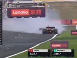 Carlos Sainz ha tenido un accidente en la Q2 del GP de China.