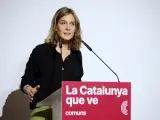 La candidata de Comuns-Sumar a la presidencia de la Generalitat, Jéssica Albiach.