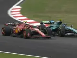 Sainz y Alonso en el sprint del Gran Premio de China
