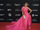 La actriz argentina Luisana Lopilato fue una de las invitadas que más sorprendió en la alfombra roja. Estuvo acompañada por el cantante Michel Bublé, su marido