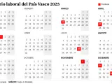 Calendario País Vasco 2025.