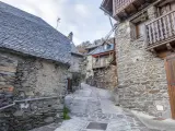 Calle en Bausen, un pueblo al noroeste del Valle de Arán, en Lleida.