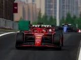 Charles Leclerc durante el Gran Premio de China 2024
