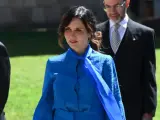 Isabel Díaz Ayuso elige un traje azul para la entrega del Premio Cervantes 2024