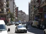 Calle Balmes de Barcelona.