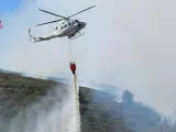 El incendio forestal en Cabanes.