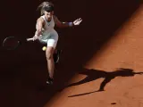 Paula Badosa, durante su partido ante Jessica Bouzas Maneiro en el Mutua Madrid Open.