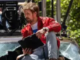 Ryan Gosling en el rodaje de 'El especialista'