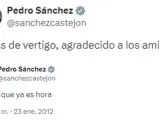Tuits antiguos de Pedro Sánchez.