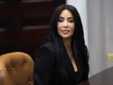 Kim Kardashian en la Casa Blanca.