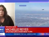 Michelle Reyes asegura haber visto un OVNI.