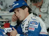 Ayrton Senna en el Gran Premio del Pacífico en 1994