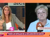 Carmen Balfagón, la defensa de Daniel Sancho en 'Y ahora Sonsoles'.
