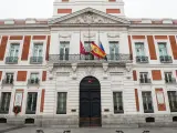 Fachada de la Real Casa de Correos, sede de la Comunidad de Madrid.