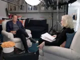 Matthew Perry y Diane Sawyer durante la entrevista