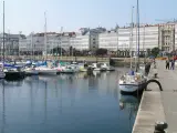 El puerto de A Coruña.