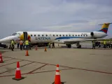 Un avión de la compañía colombiana Satena, en una imagen de archivo.