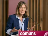 La candidata a la presidencia de la Generalitat por Comuns Sumar, Jéssica Albiach.