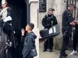 El bromista fue detenido en uno de los accesos a Buckingham Palace.