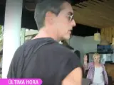 Momento del enfado de Carmen Balfagón con un reportero de 'Fiesta' que estaba grabando en Tailandia.
