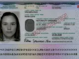 Ejemplo de un pasaporte alien de Finlandia.