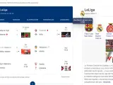 Google felicita al Real Madrid por ganar la Liga.