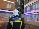 Incendio en una vivienda de la calle Turina, en Alcalá de Henares, en el que ha fallecido un hombre.