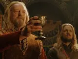 Bernard Hill como Theoden en 'El señor de los anillos'.