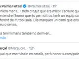 Mallorca Palma Futsal en X.