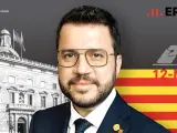 El candidato de ERC a la Generalitat, Pere Aragonès